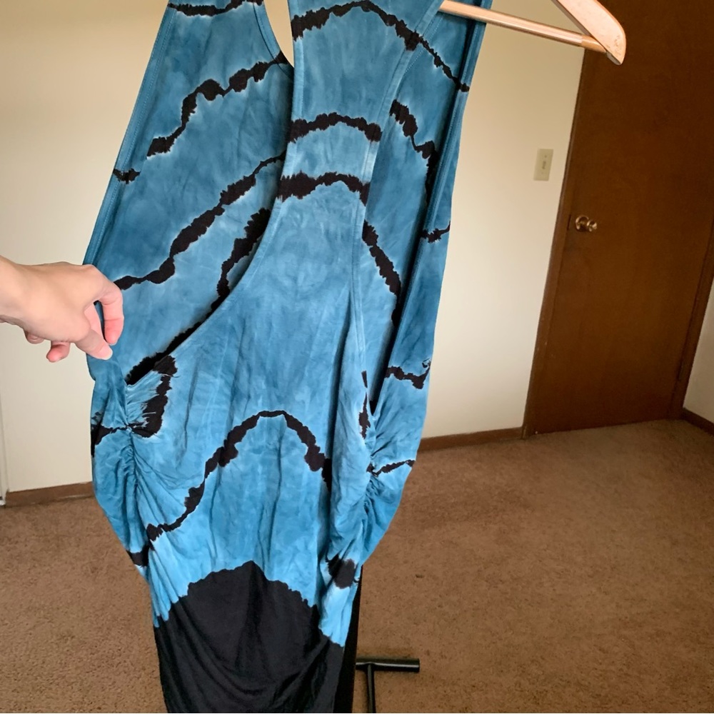 Young Fabulous & Broke Ruched Sides Tie Dye Dress - Picture 3 of 7